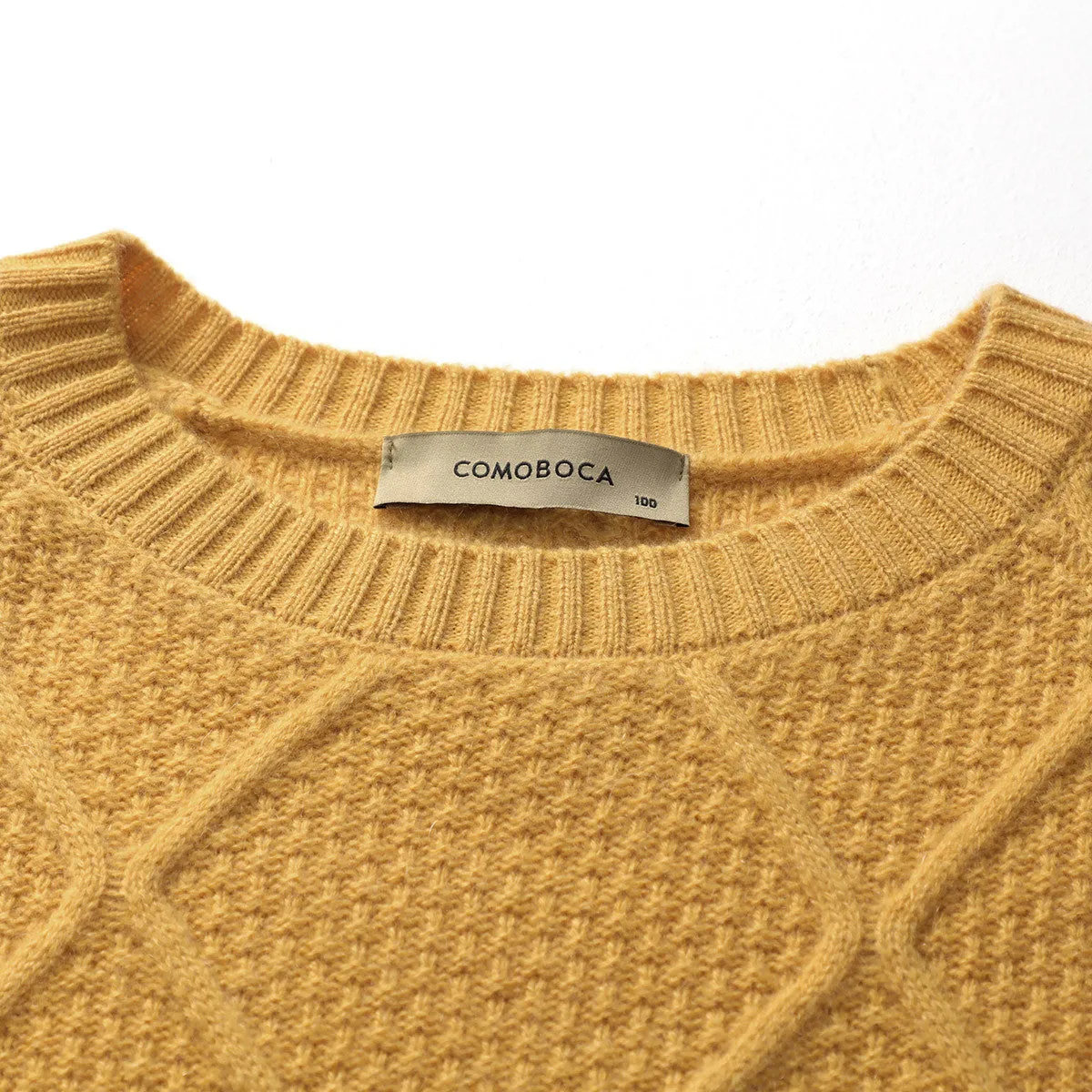 100% Cashmere Sweater with Gold&Silver Threads