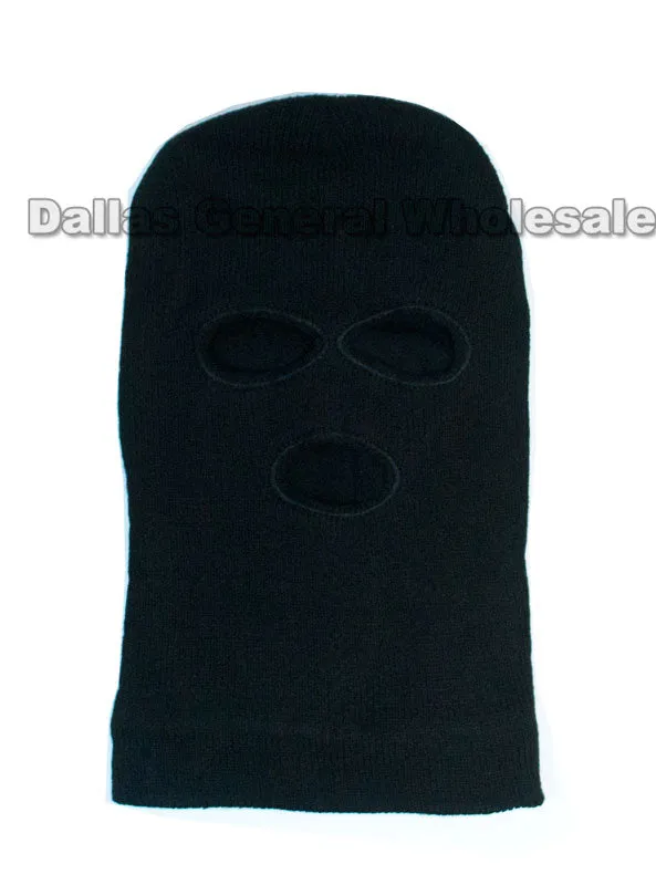 3 Hole Fleece Lining Skiing Beanie Masks Wholesale