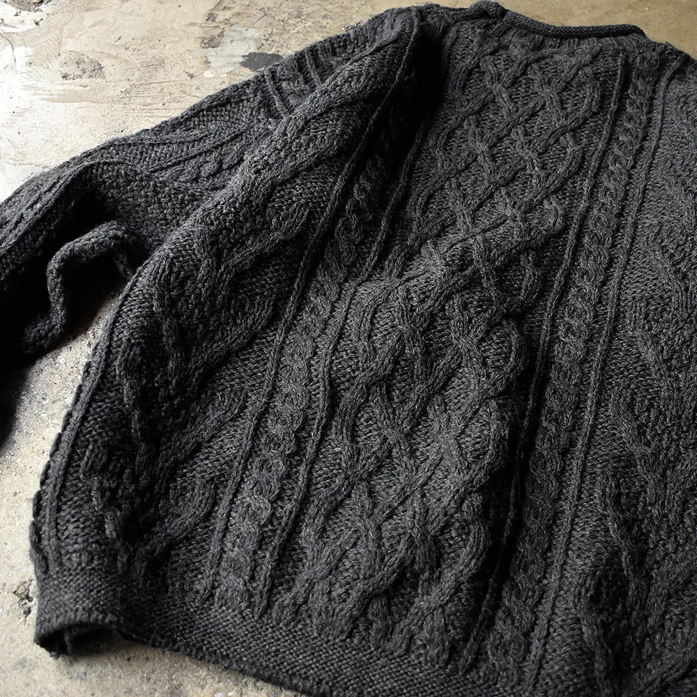 90's～ British Wool naturally フィッシャーマン アランニットセーター イギリス製 231231H