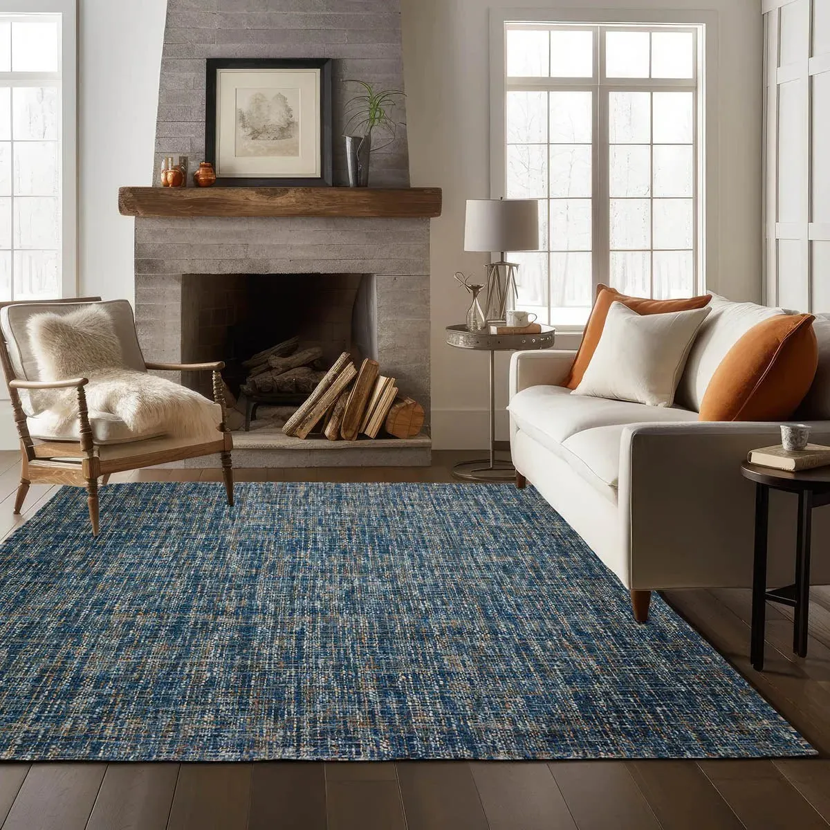 Abruzzo AZ1 Blue Rug