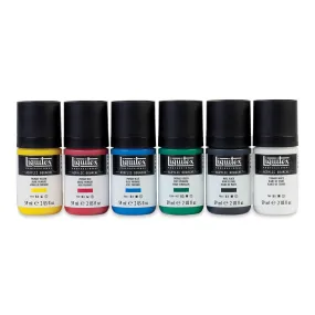 Acrylic Professional Gouache Primaries, 6x59ml (Liquitex Gouache)