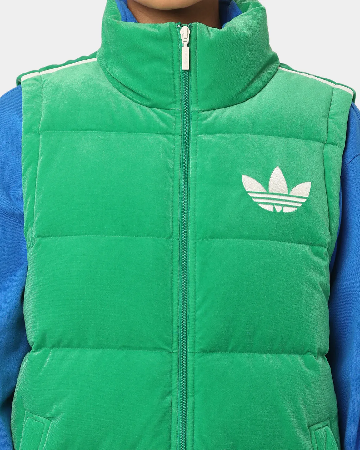 Adidas Adicolor Women's Velvet Vest Green