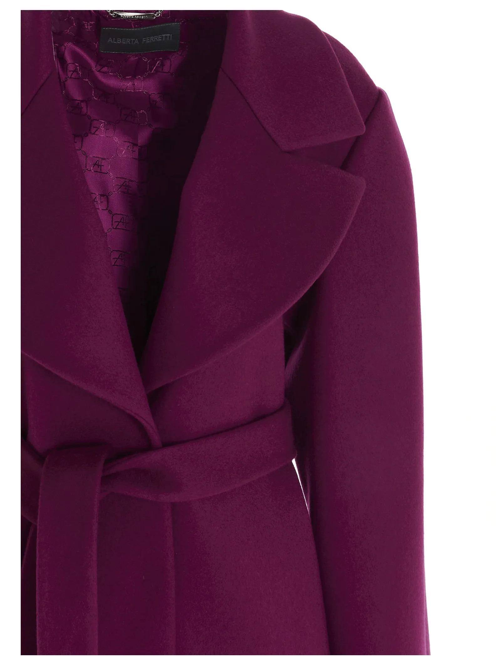 Alberta Ferretti Belted Coat