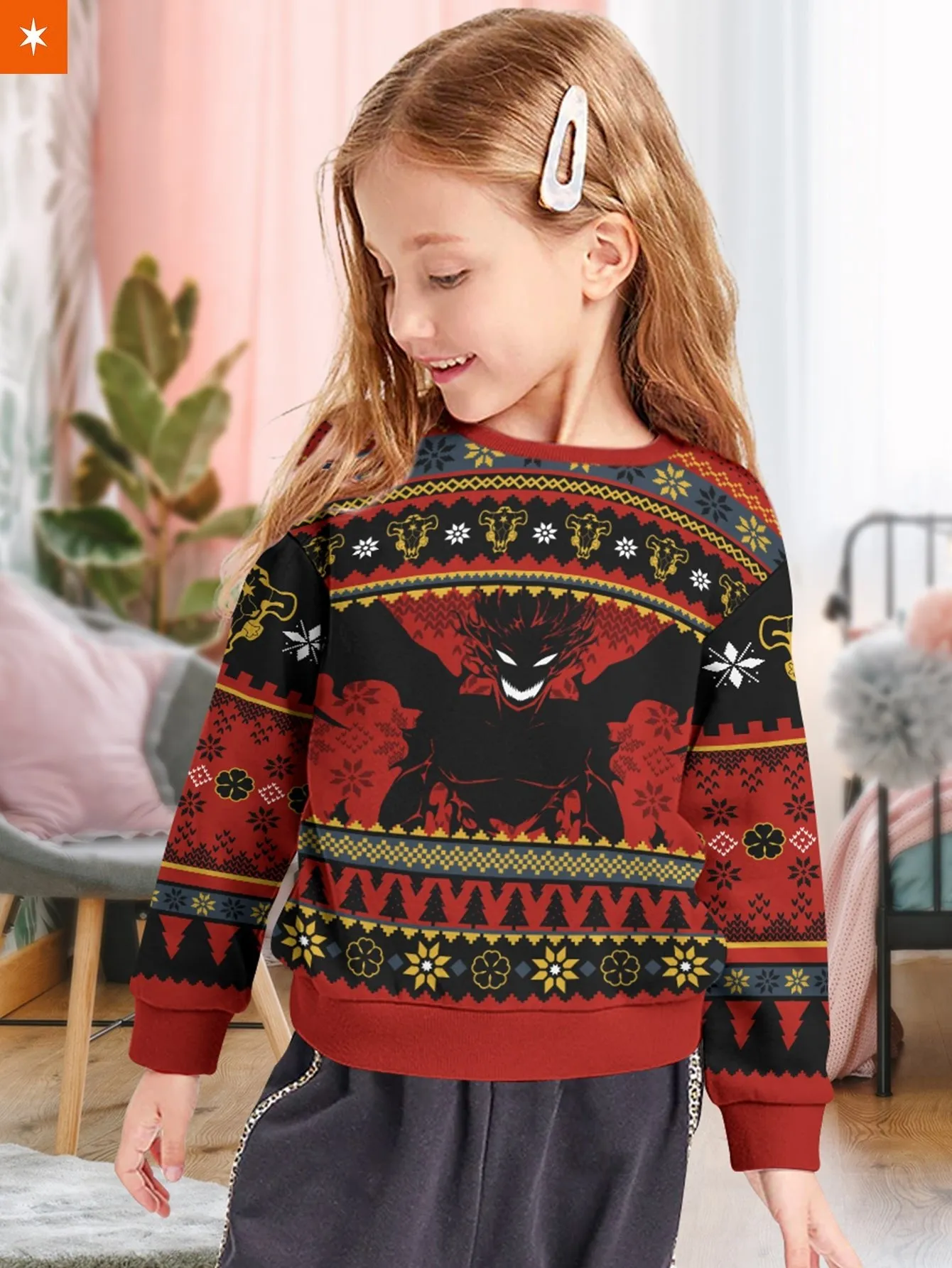 Anti Magic Demon Kids Unisex Wool Sweater