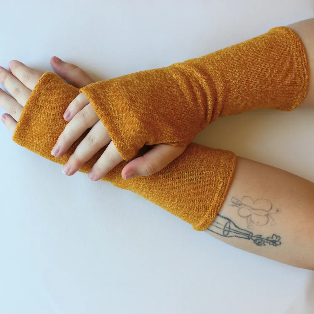 Autumn Knit Fingerless Gloves