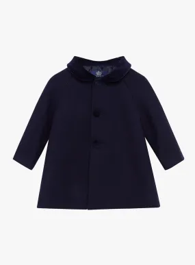 Baby Raglan Coat in Navy