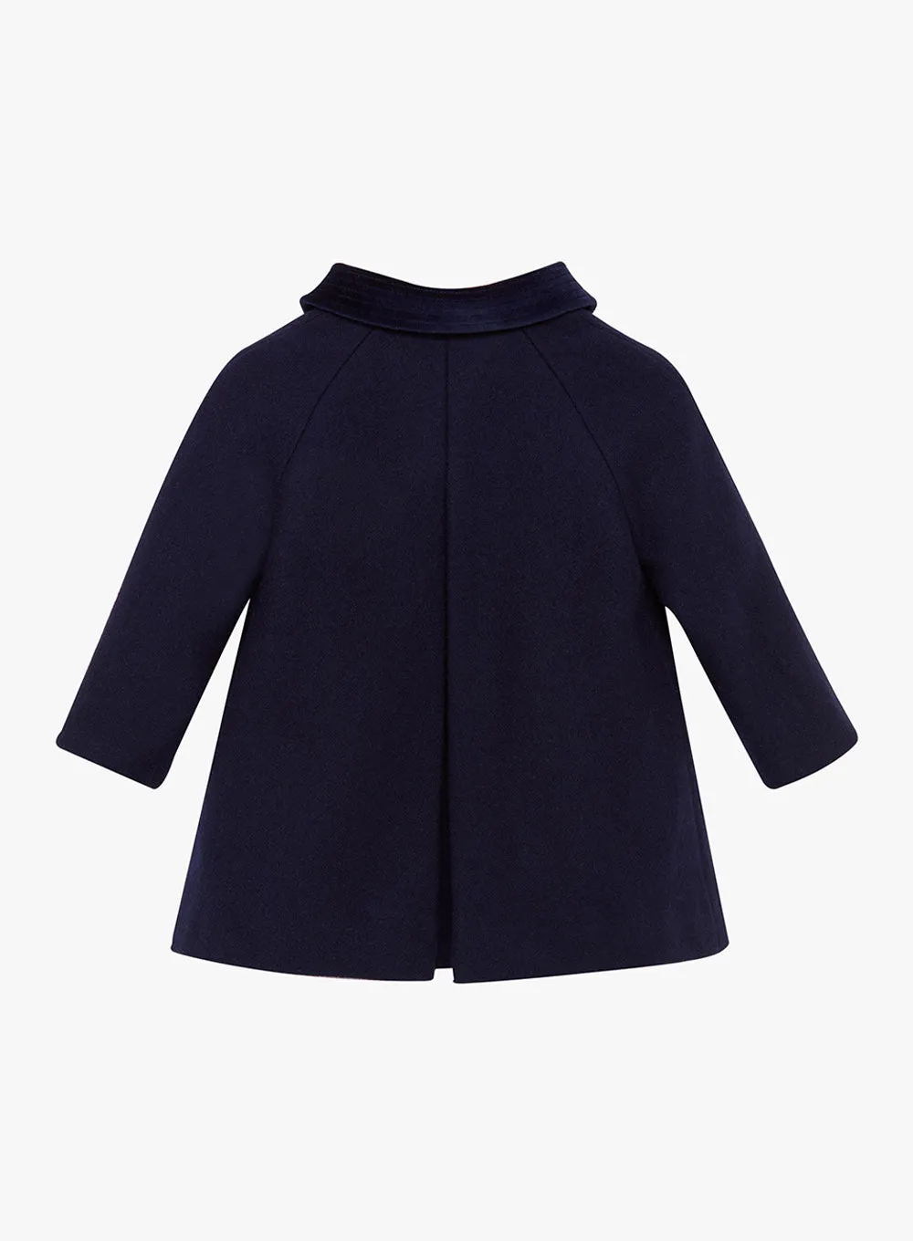 Baby Raglan Coat in Navy