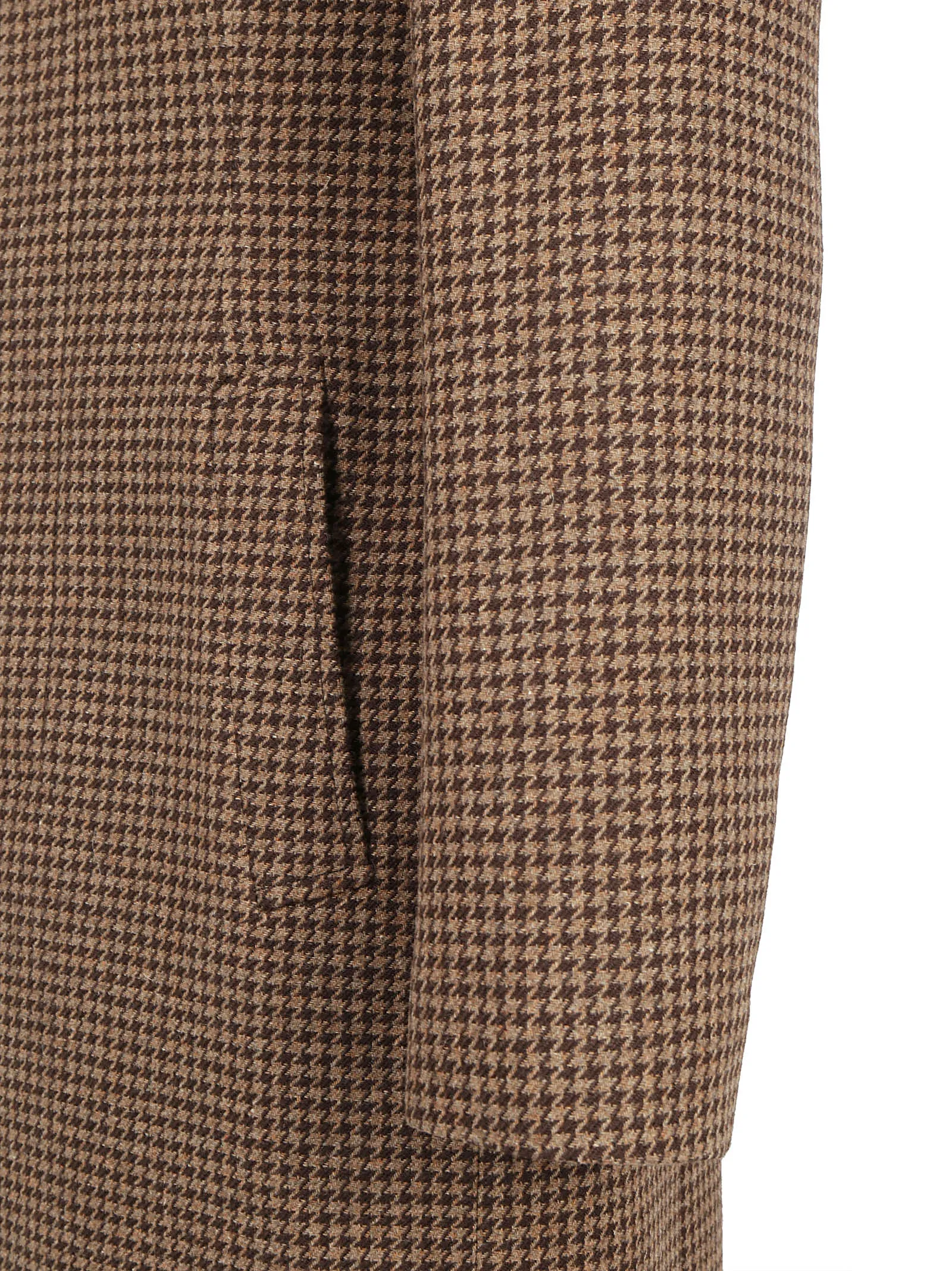 Balenciaga Houndstooth Detail Coat