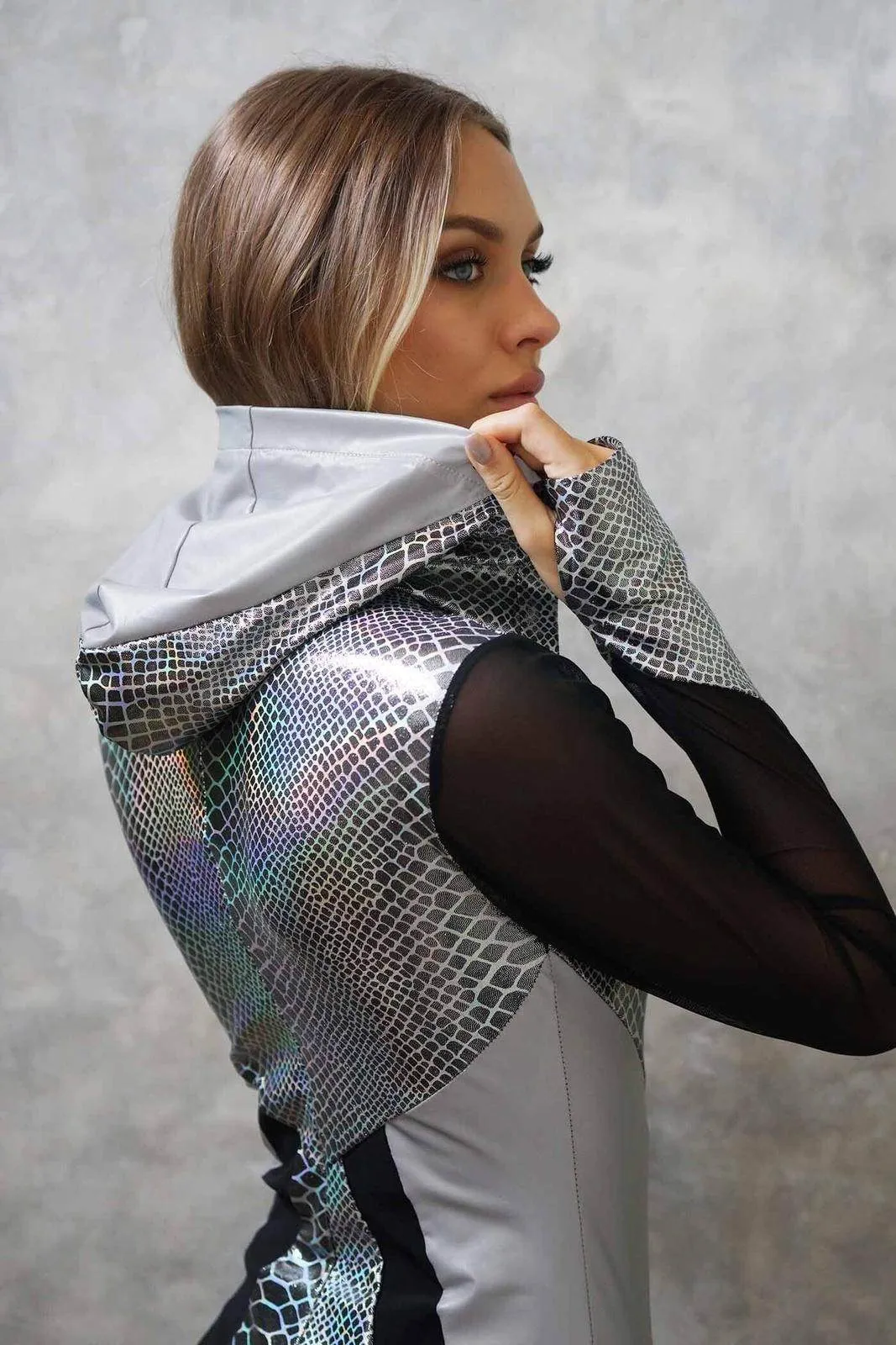 Barbarella Long Sleeve Rave Bodysuit