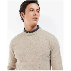 Barbour Tisbury Crew Chunky Knit Sweater MKN0844ST51 Stone