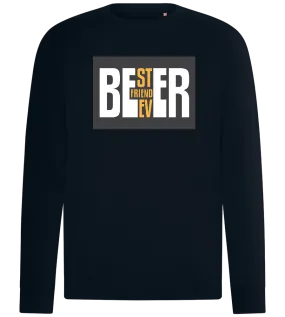 Beer Best Friend Text Design - Comfort unisex sweater