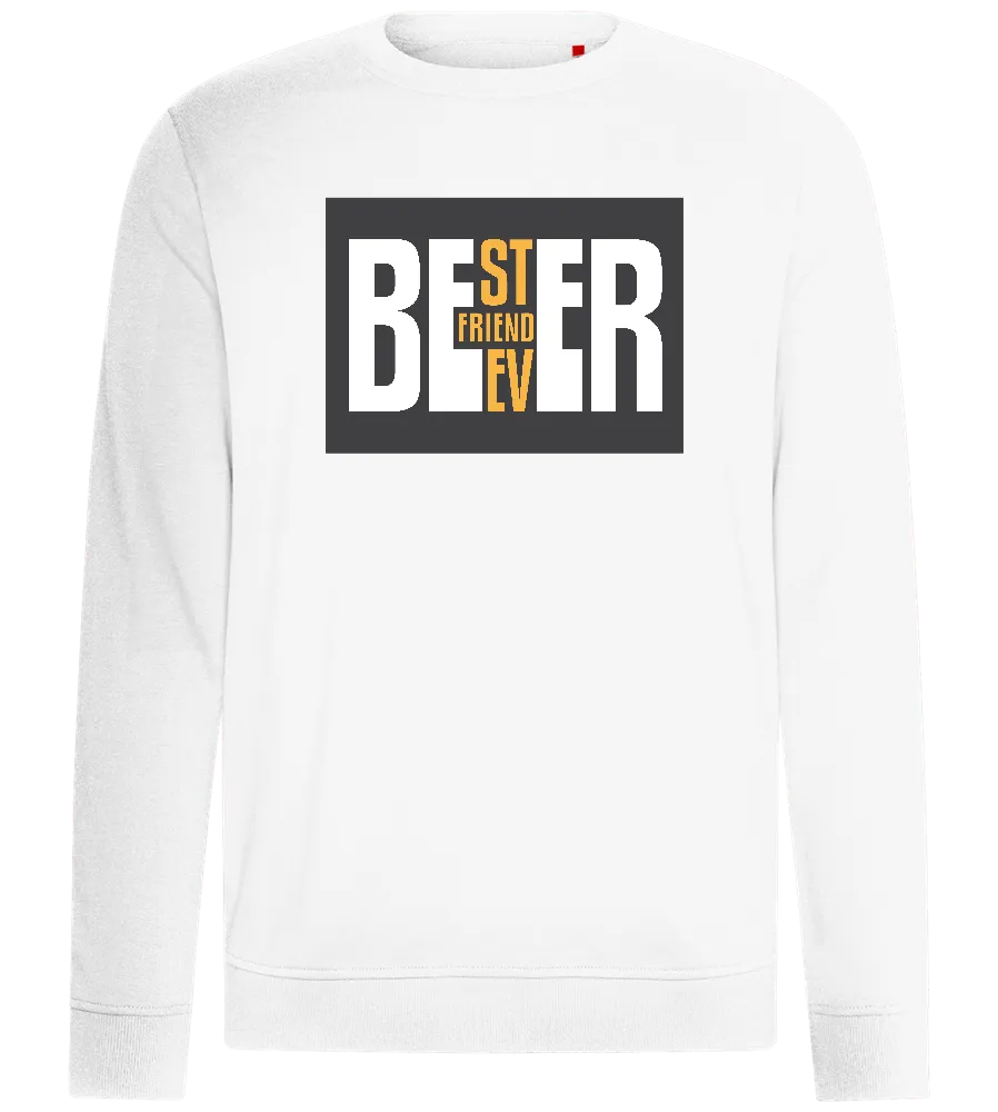 Beer Best Friend Text Design - Comfort unisex sweater