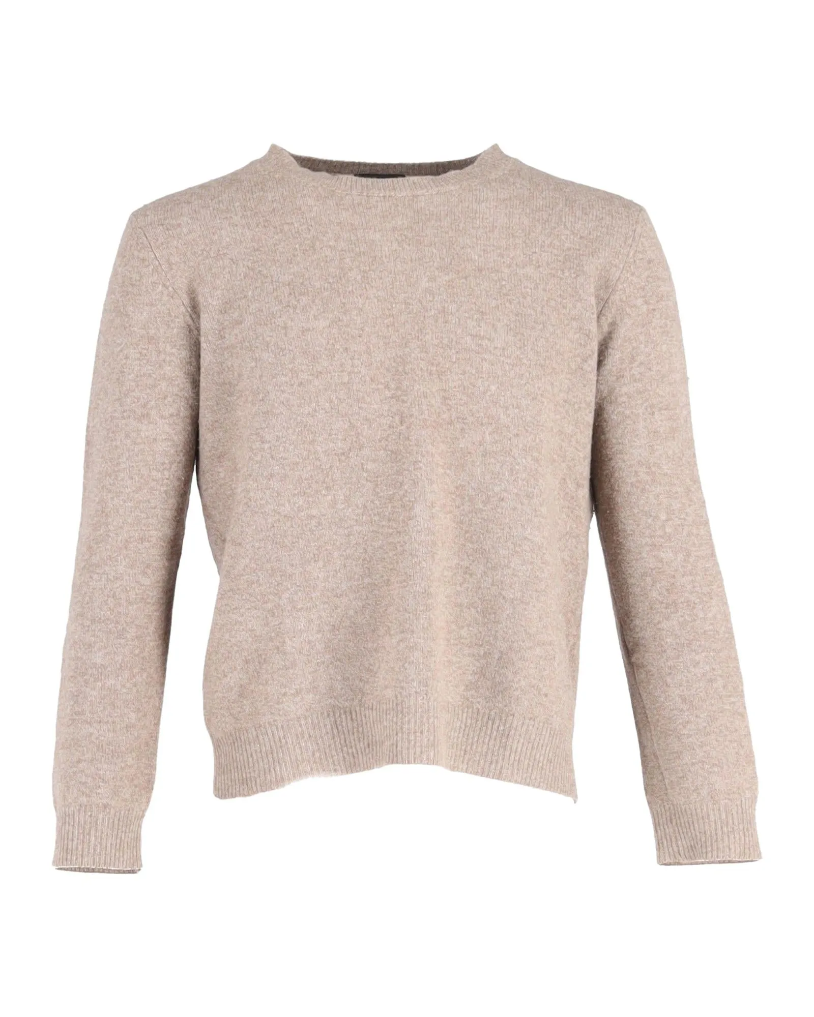 Beige Wool Knitted Crewneck Sweater by A.P.C.