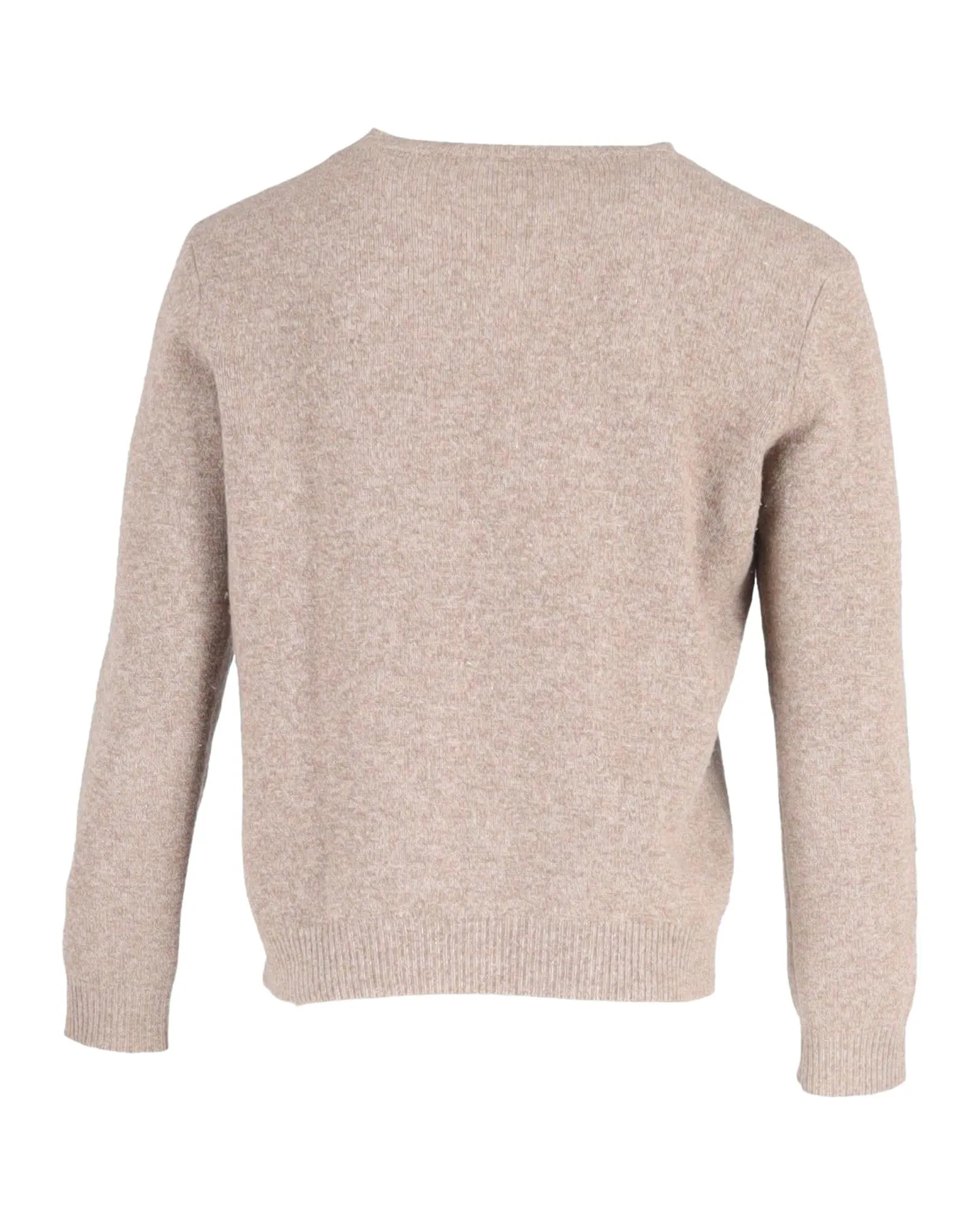 Beige Wool Knitted Crewneck Sweater by A.P.C.