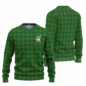 Beirne Irish Clan Tartan Knitted Sweater with Coat of Arms