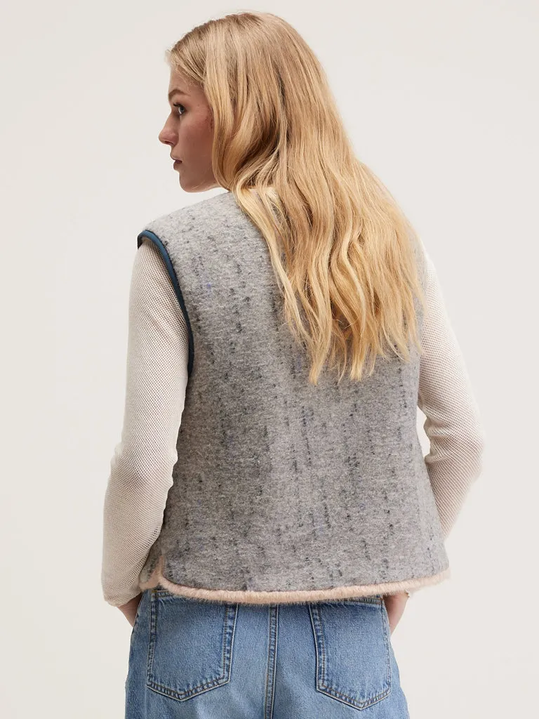 Bellerose Hess Gilet in Heather Grey