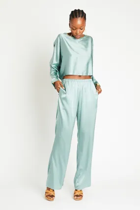   Beryll Liz Silk Pants | Mint