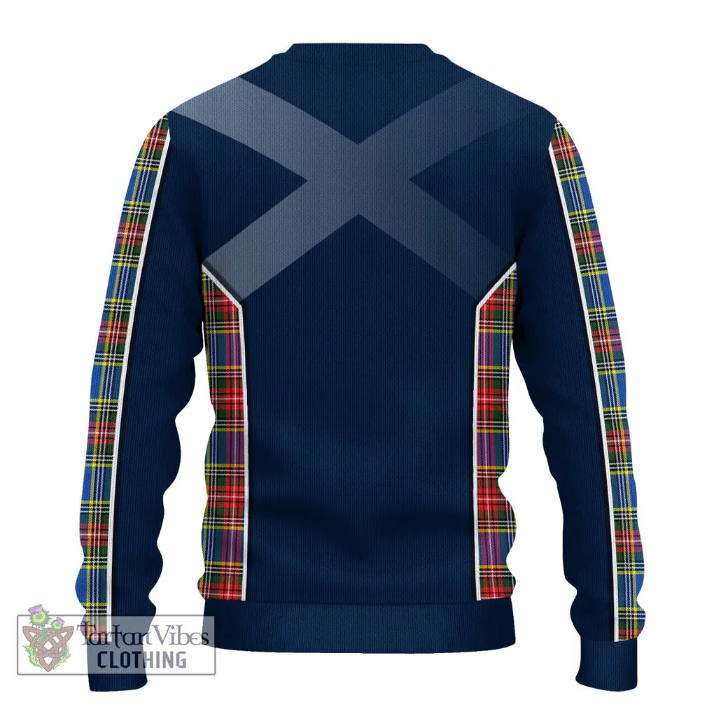 Bethune Tartan Ugly Sweater with Family Crest and Lion Rampant Vibes Sport Style