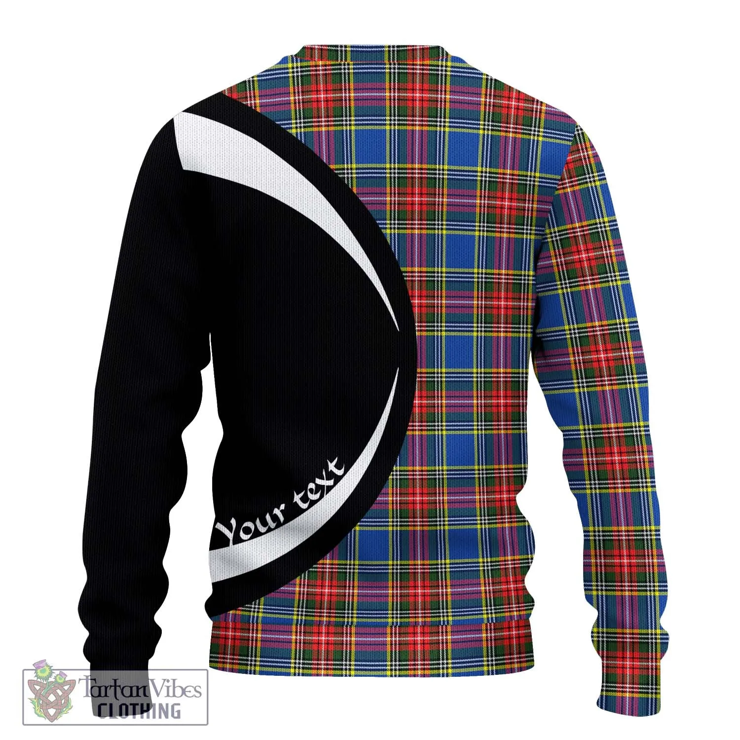 Bethune Tartan Ugly Sweater with Family Crest Circle Style