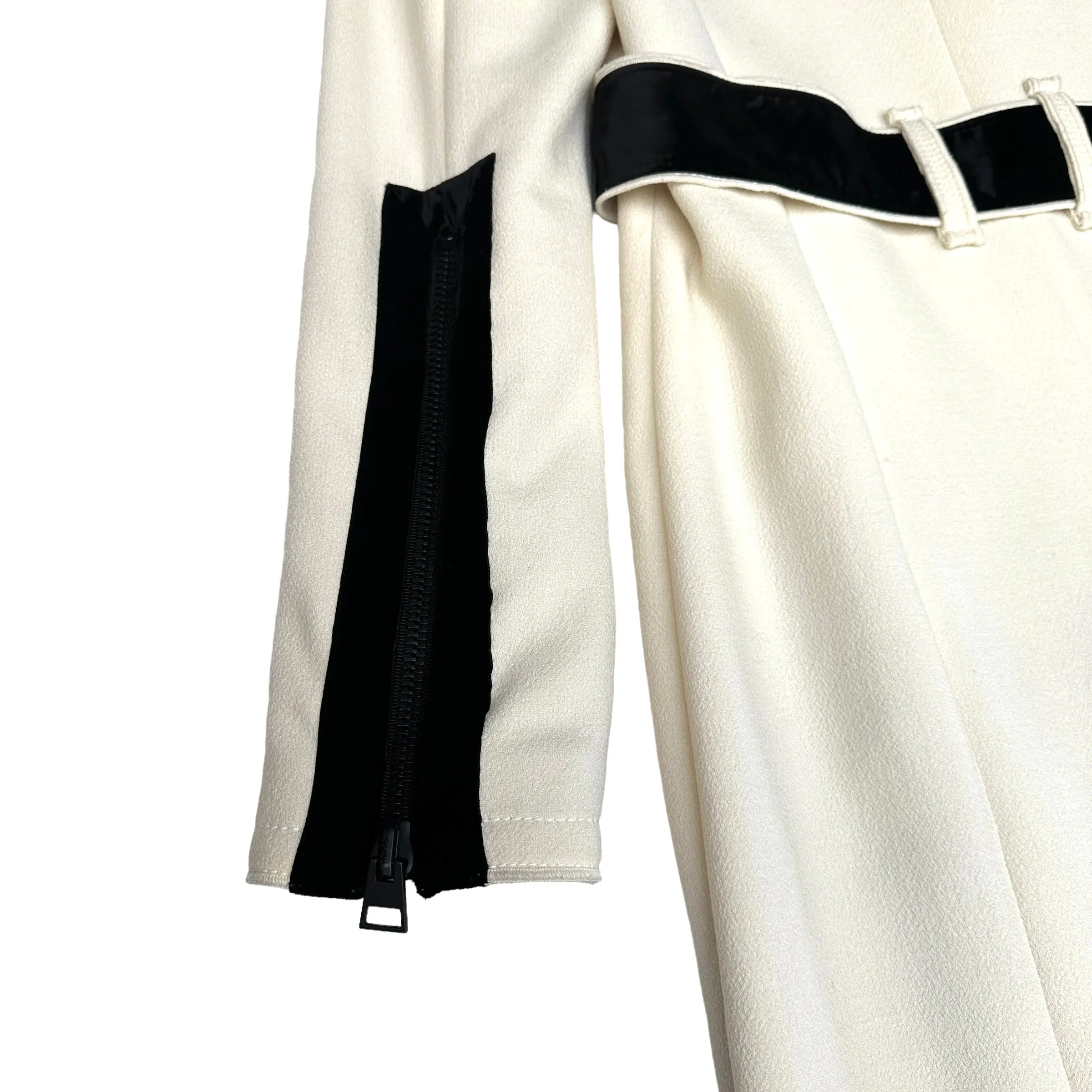 Black & White Long Coat - S/M