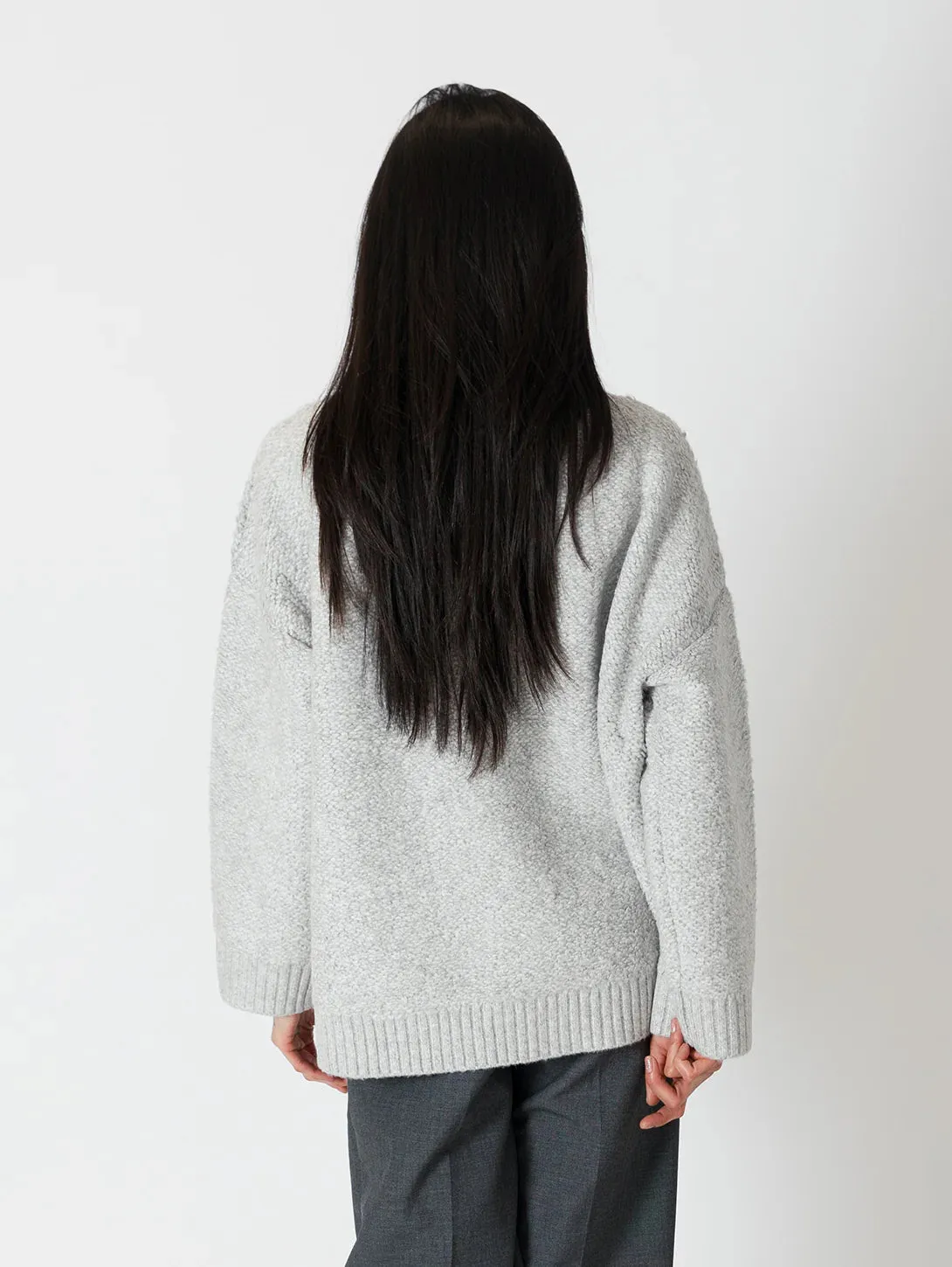 BOUCLE OVERSIZED CARDIGAN