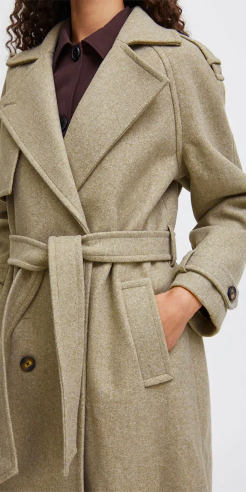 B.Young Trench Overcoat