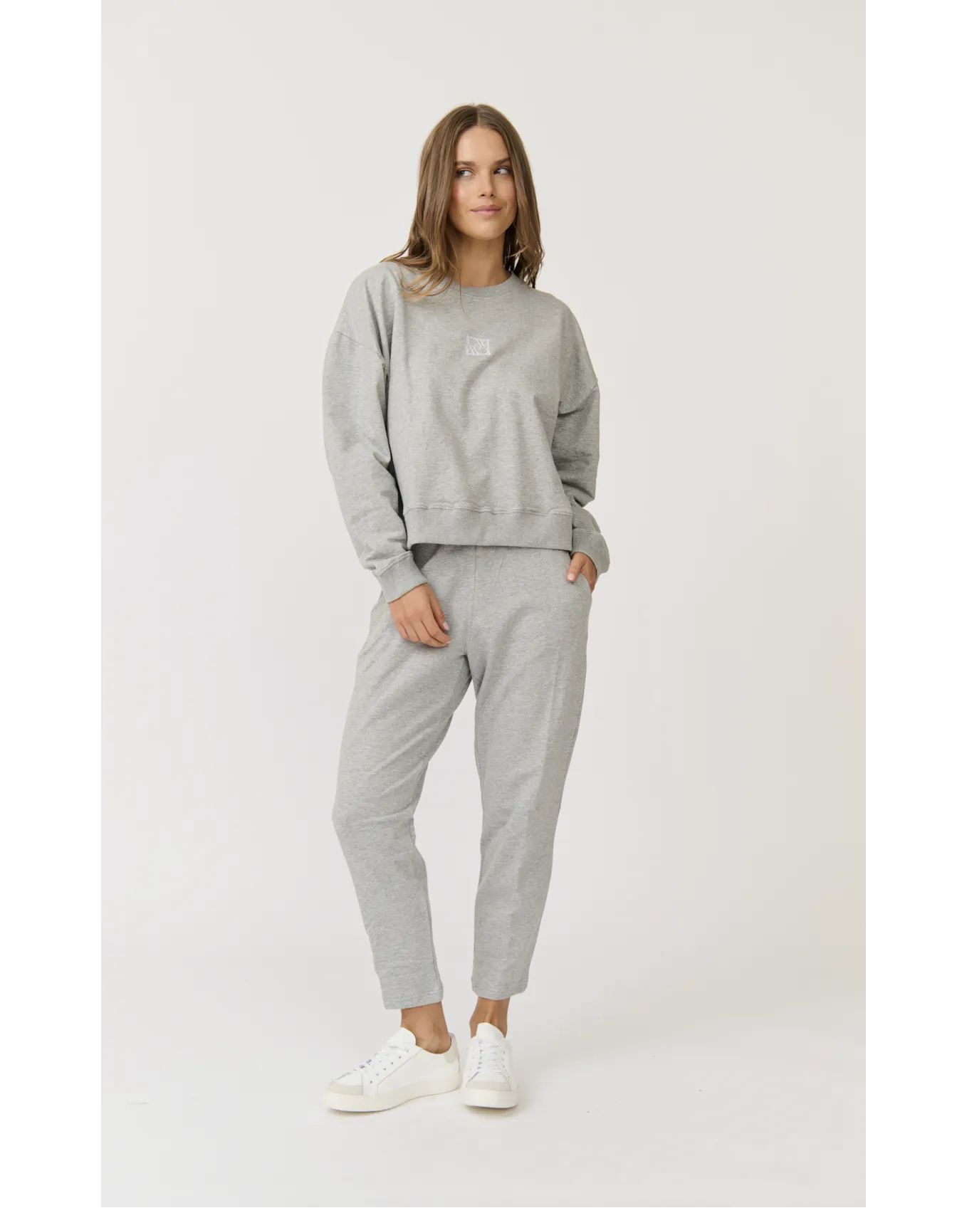 Cartel & Willow Ada Slim Sweater - Mist Marle