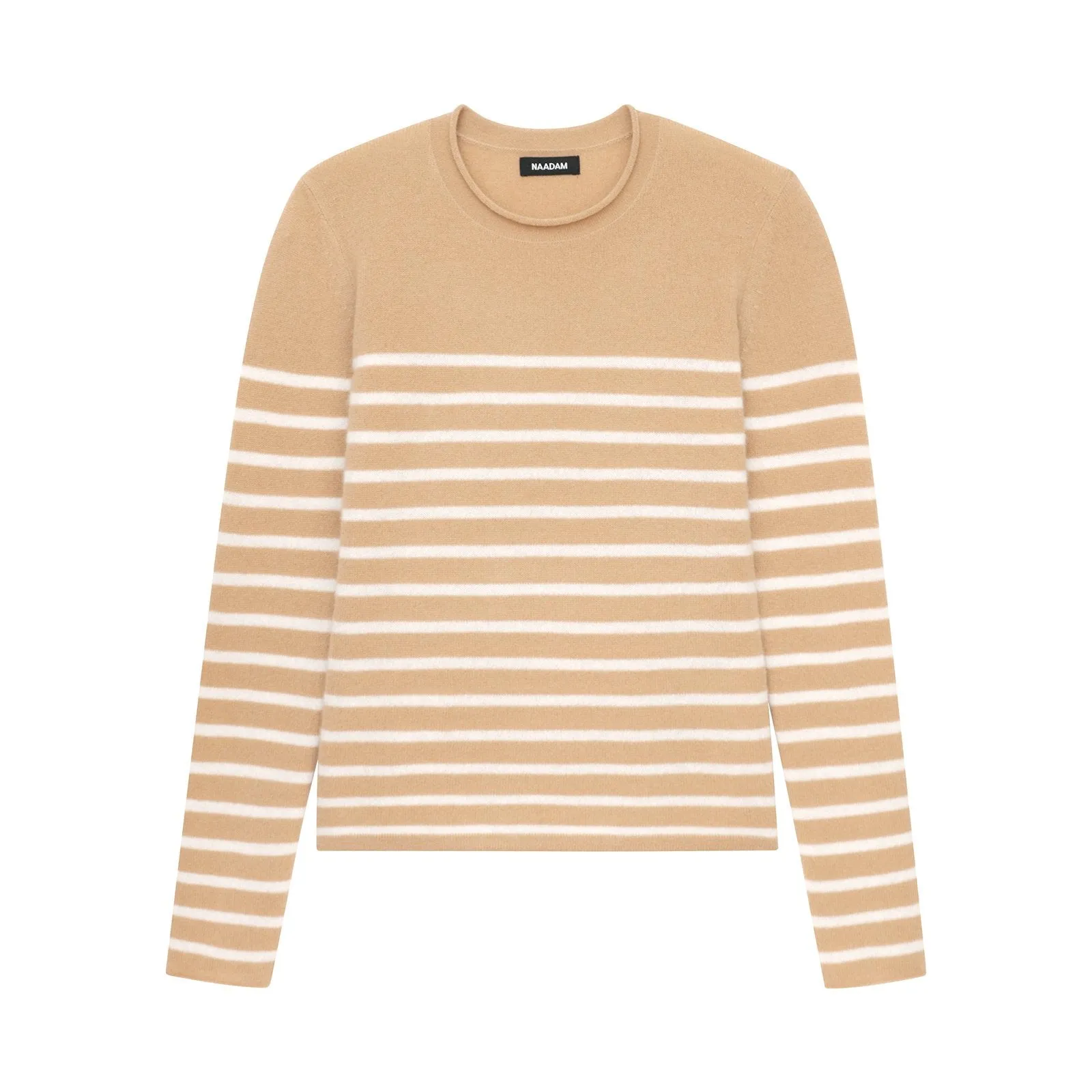 Cashmere Striped Crewneck