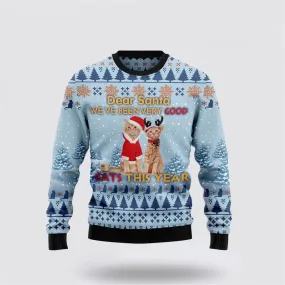 Cat Dear Santa Ugly Christmas Sweater For Men And Women, Best Gift For Christmas, Christmas Fashion Winter