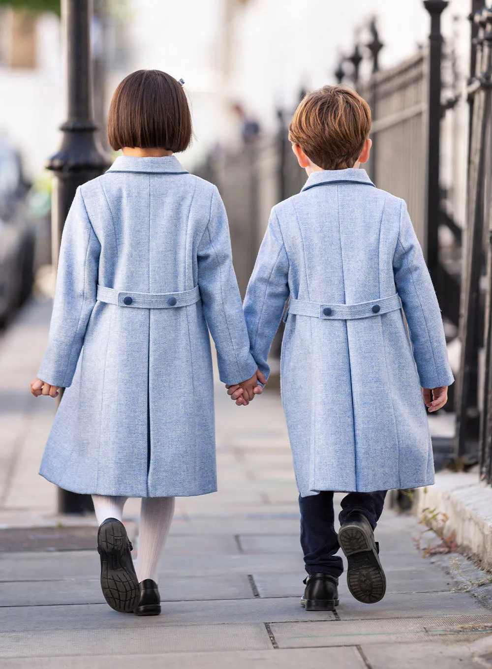 Classic Coat in Pale Blue