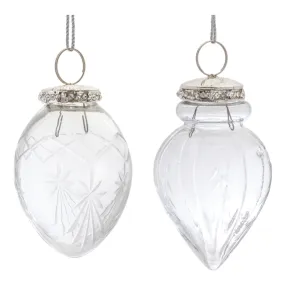 Clear Glass Ornament by Melrose Intl.