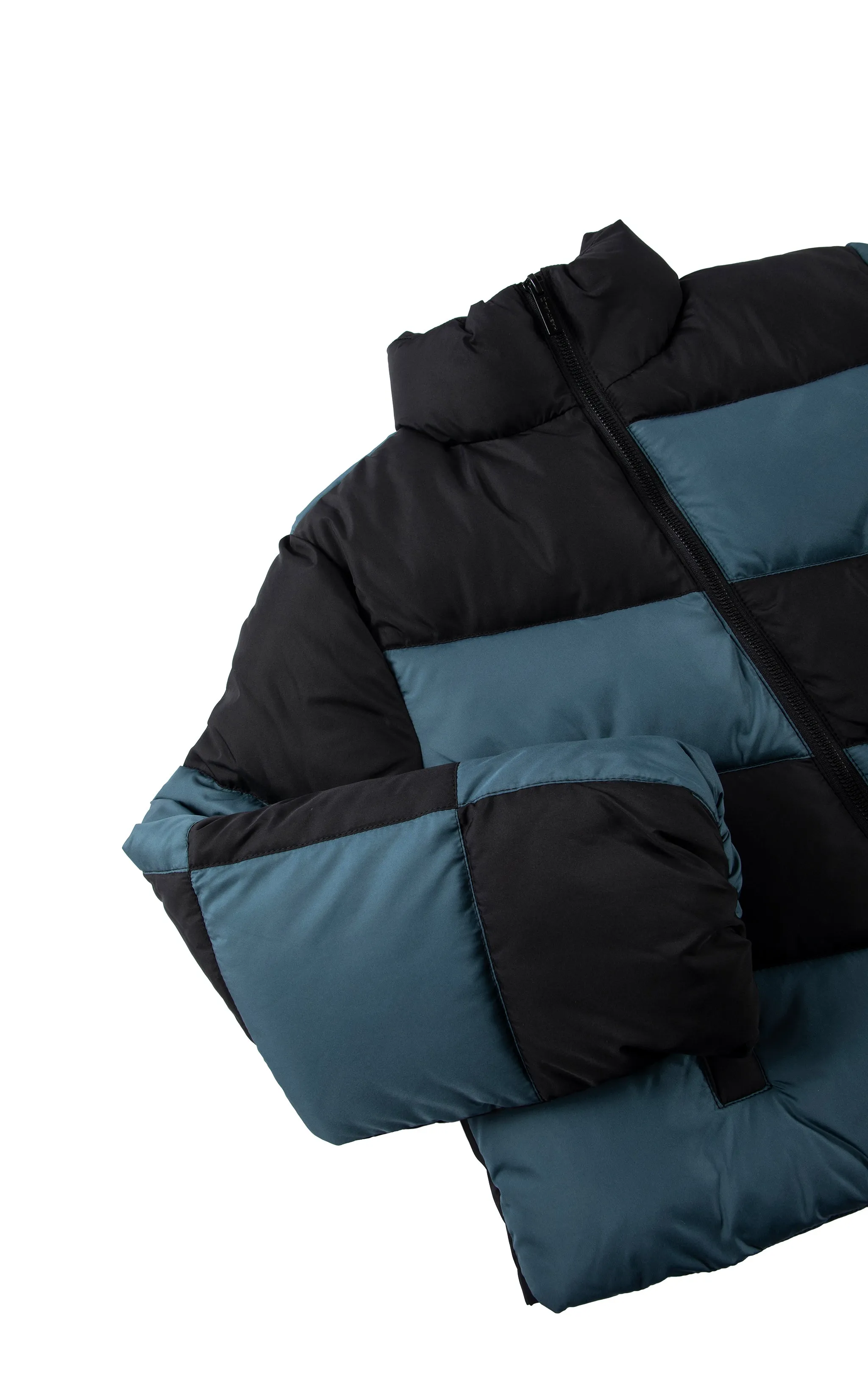 Colorblock Puffer Jacket