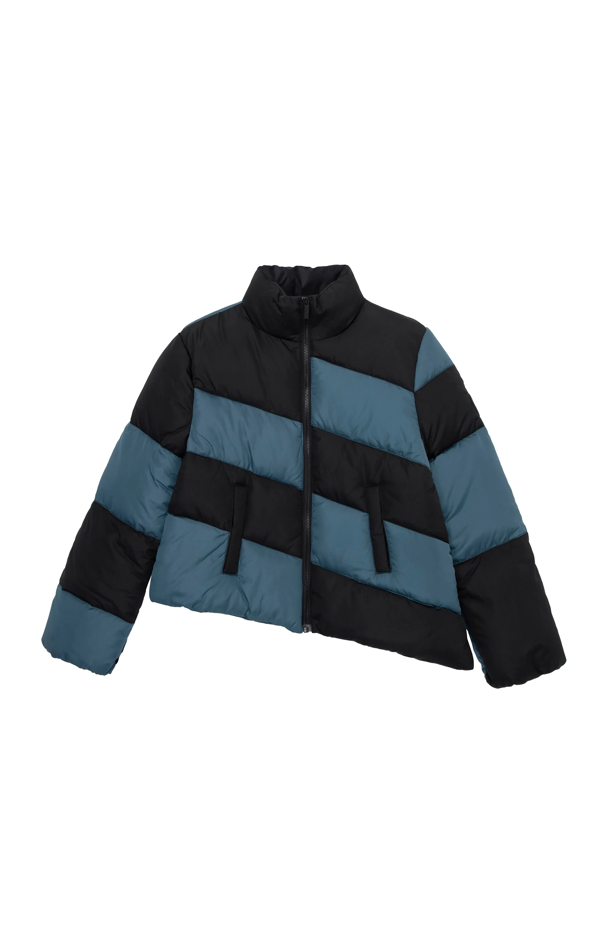 Colorblock Puffer Jacket