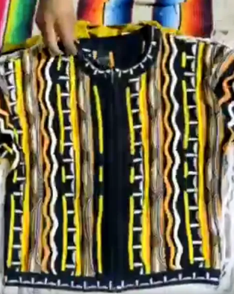 Coogi style sweater (25 pcs) Custom - Colorful pieces only (see examples)