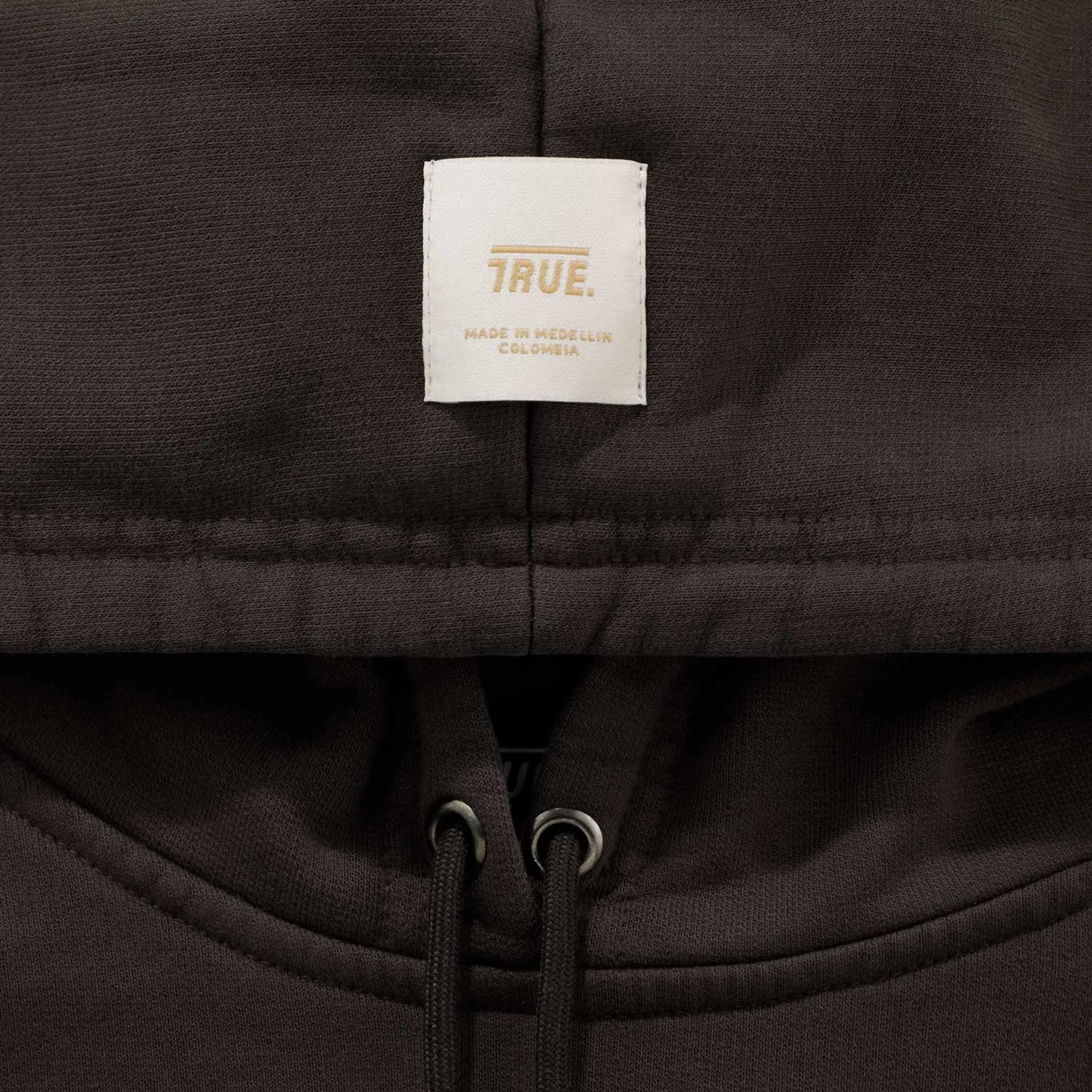 Curvy Logo Hoodie - Brown