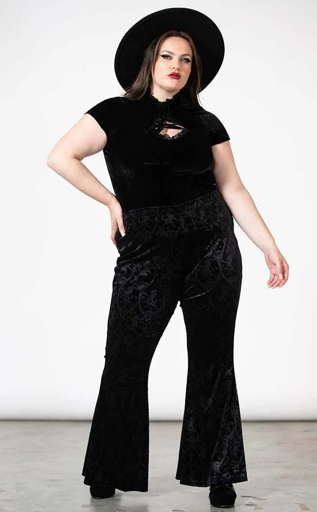 Dark Dynasty Flares | Black [Plus-Size]