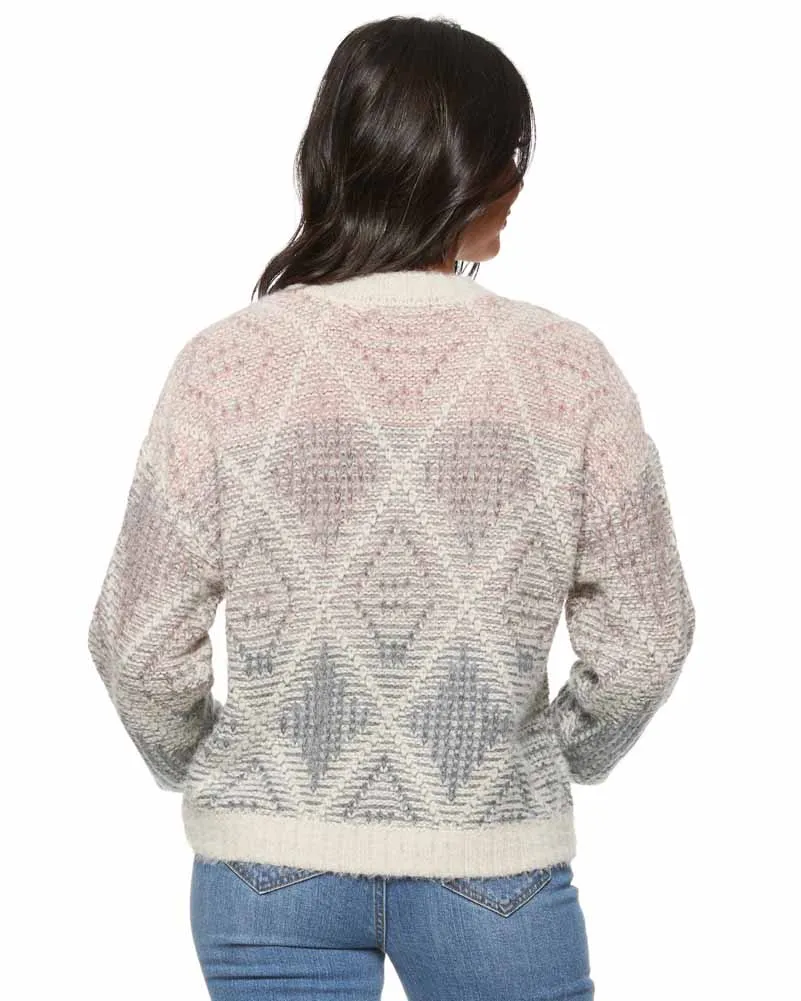 Darla Sweater in Pink Blue by Flag and Anthem