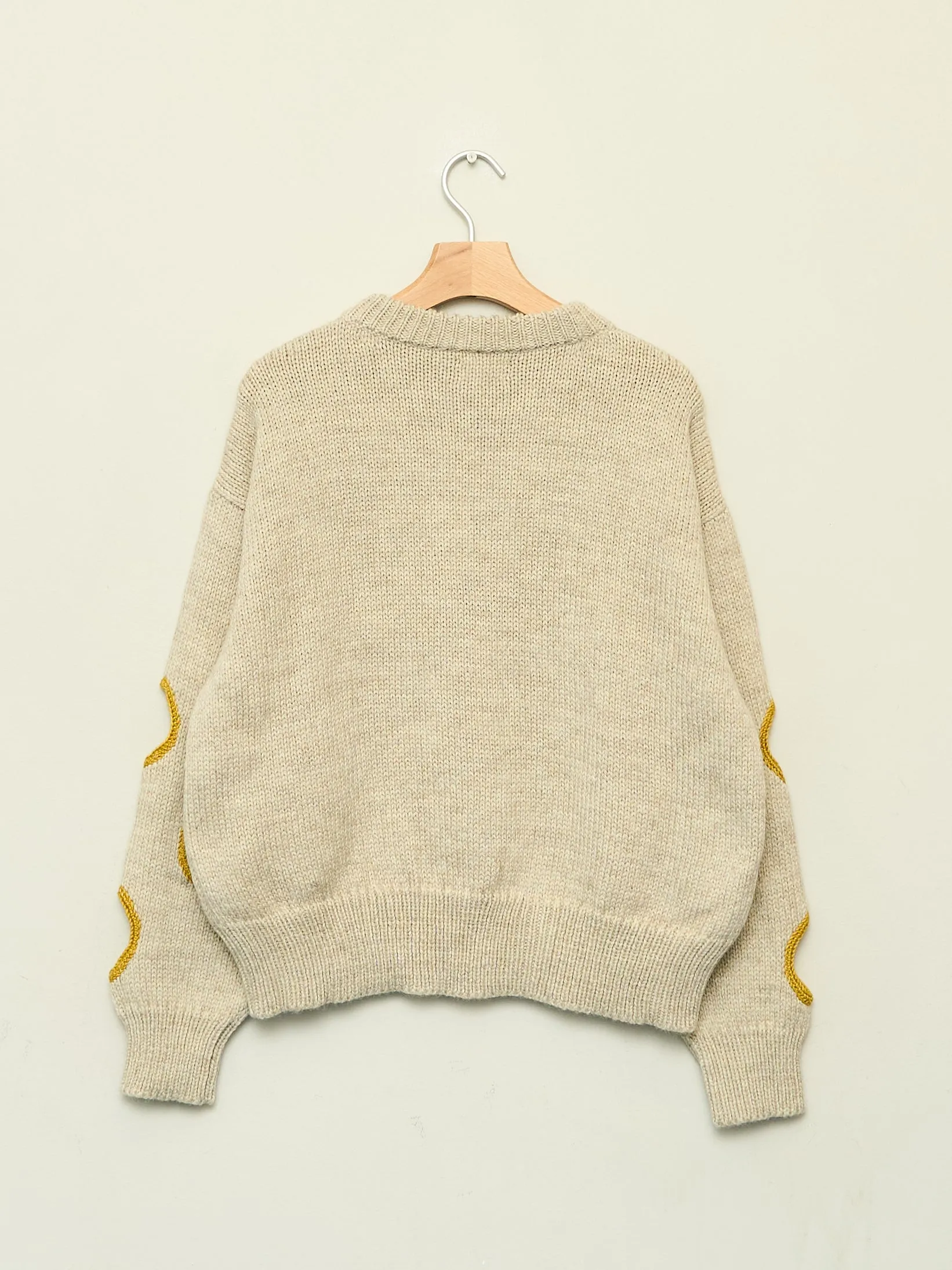 Degen Holes Sweater ~ Birch