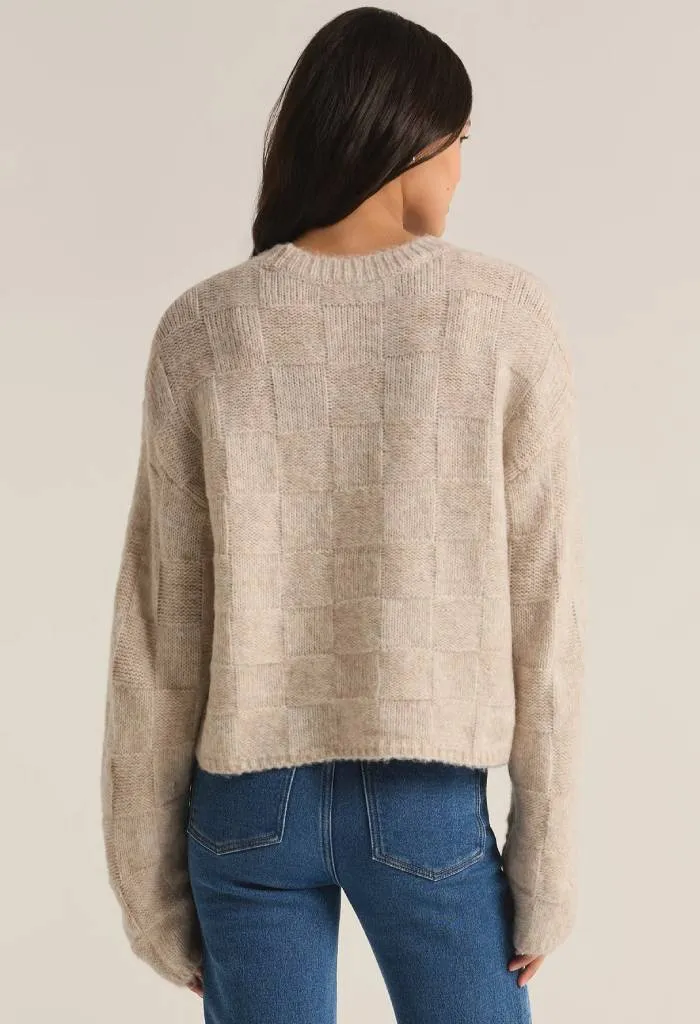 Delilah Check Sweater