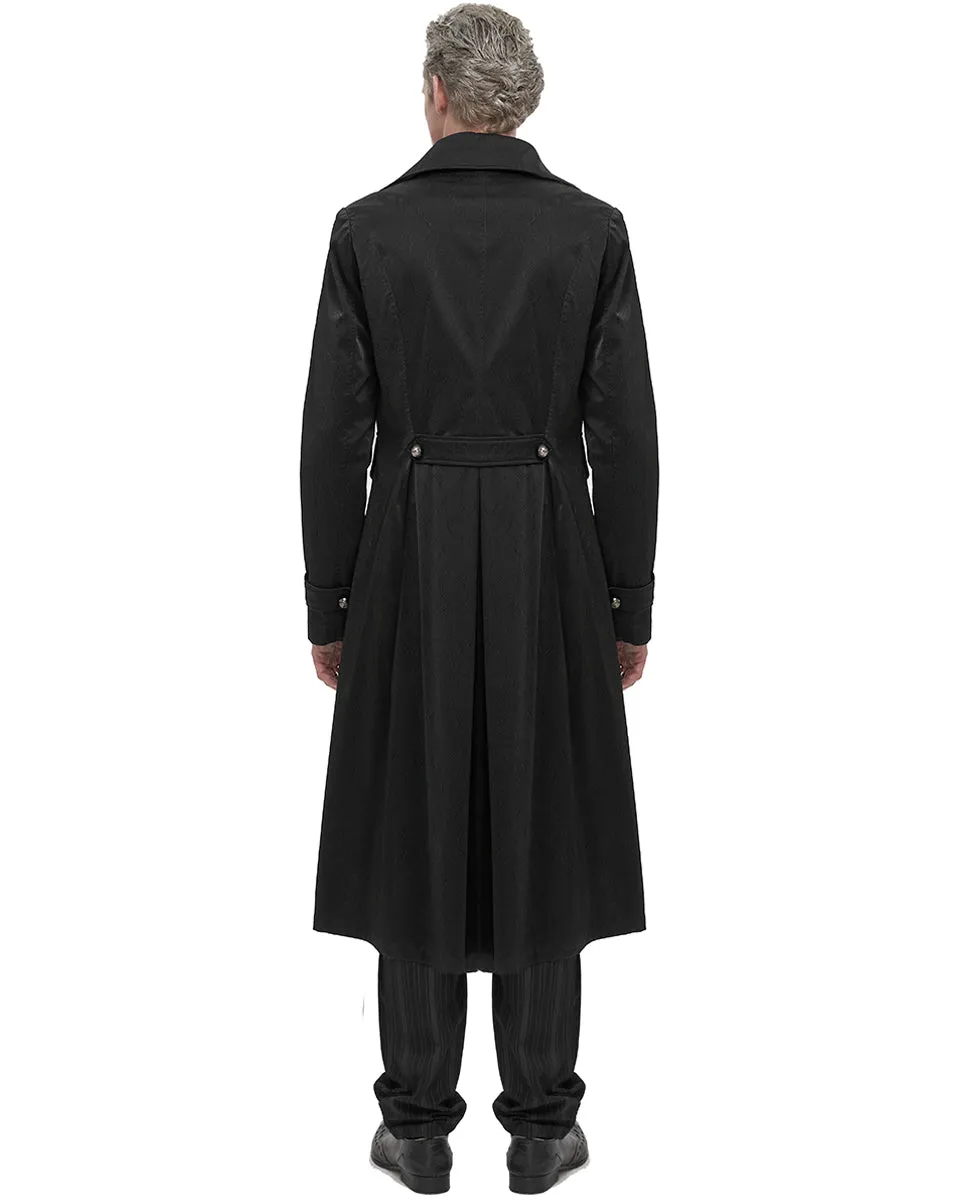 Devil Fashion Mens Long Gothic Overcoat