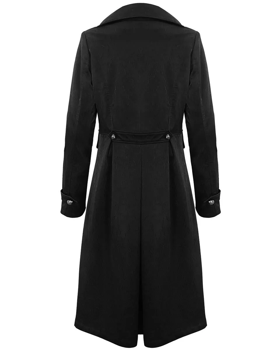 Devil Fashion Mens Long Gothic Overcoat