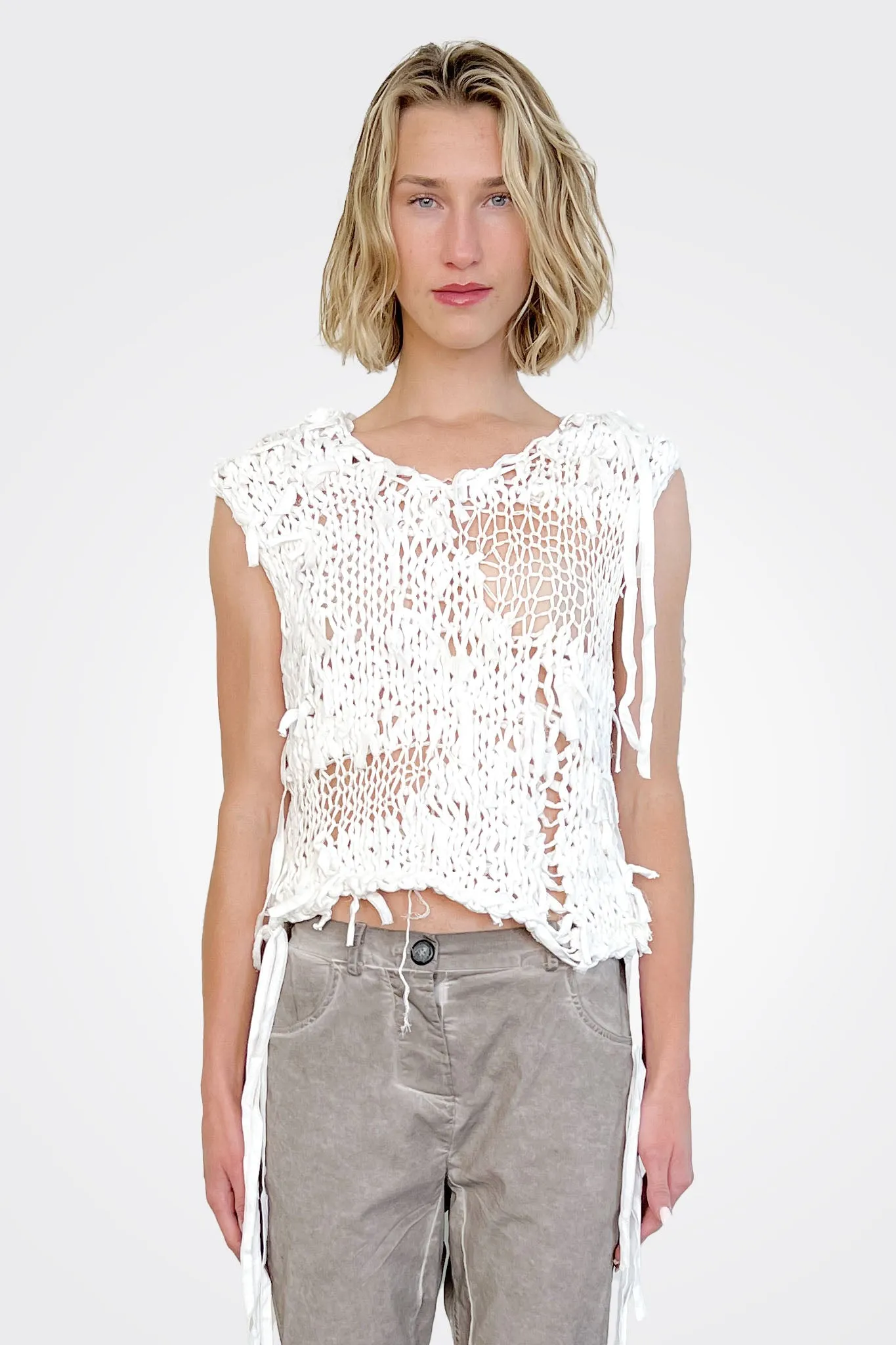 Drim Knitted Top - Off White