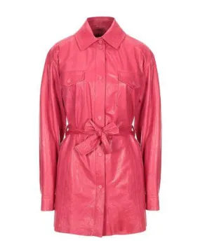 Drome Women Overcoat Fuchsia S INT