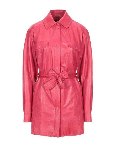 Drome Women Overcoat Fuchsia S INT