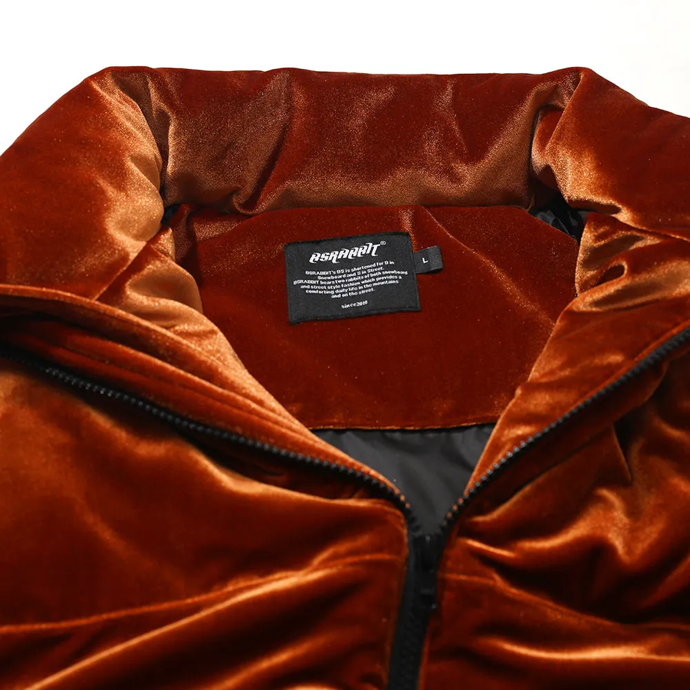 DSXBR 2ND PUFFER WELLON JACKET VELVET TERRACOTTA