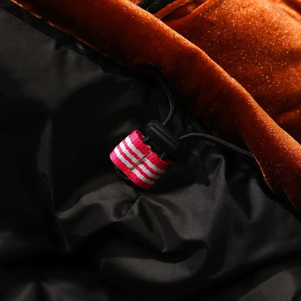 DSXBR 2ND PUFFER WELLON JACKET VELVET TERRACOTTA