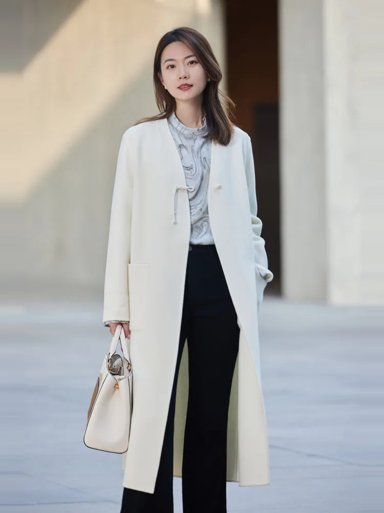 EP YAYING Wool Coat Outerwear