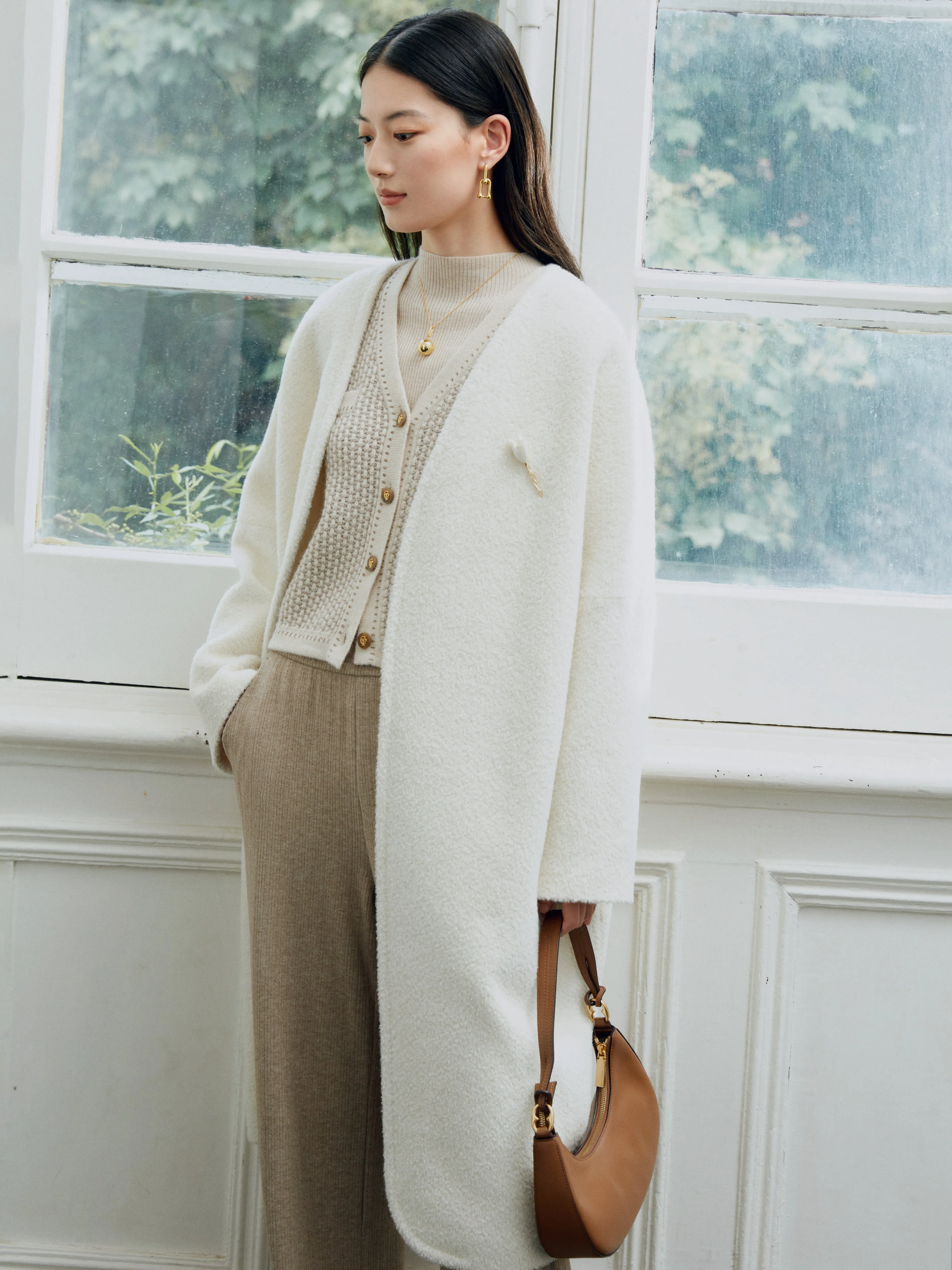 EP YAYING Yaming Sheep Wool Coat Jacket