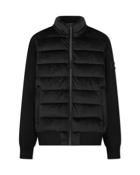 Eugene Velvet Hybrid Knit & Down Jacket