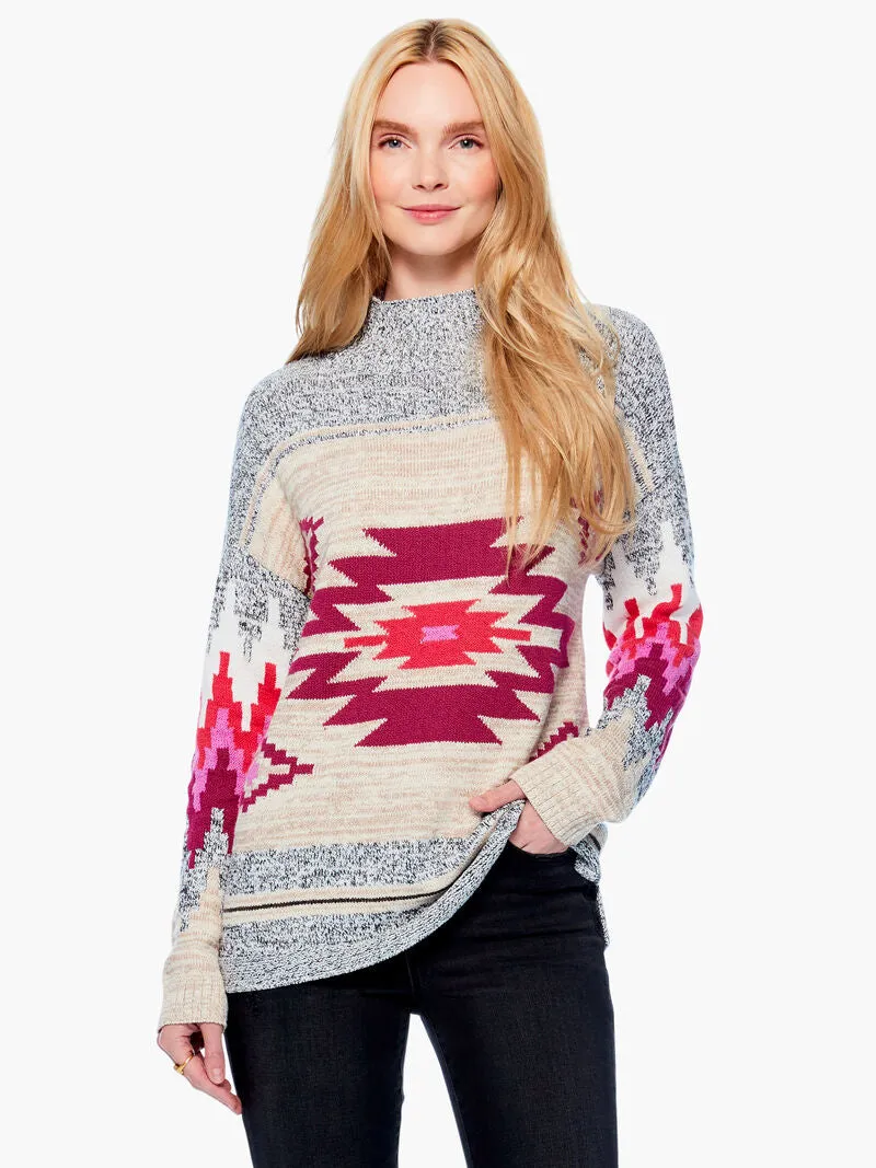 Fall Feelings Sweater in Neutral Multi